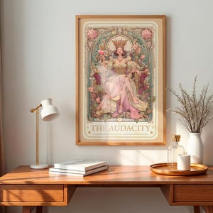 The Audacity, Tarot Poster, Boho Prints, Witchy Prints, Witchy Decor, Tarot Card Print, Dorm Room Decor, Trendy Wall Art, Trendy Prints image 6