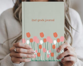 Personalized Floral Grade Teacher Journal, Custom Teacher Notebook, Teacher Appreciation Gift, End of Year Teacher Gift, Retirement Keepsake