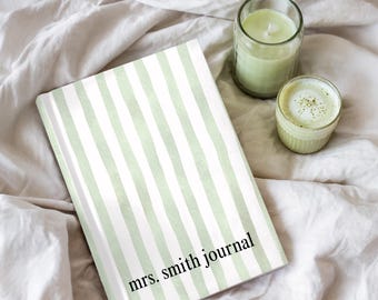 Personalized Teacher Journal, Custom Teacher Notebook, Teacher Appreciation Gift, Back to School Teacher Gift, Retirement Keepsake
