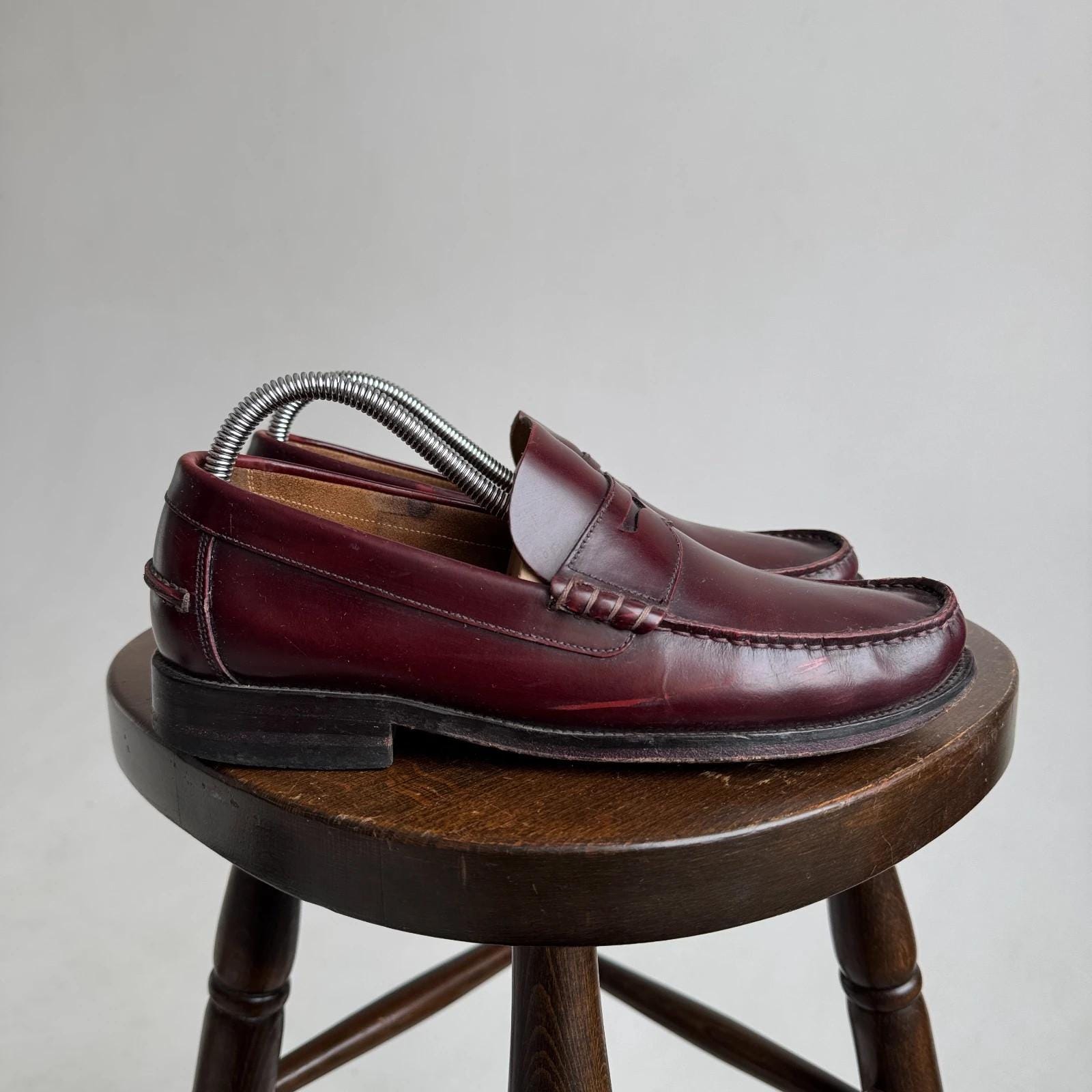 Footjoy Men’s Slip On Burgundy Leather Penny Loafers Shoes Size 9 D Amazon.com | FootJoy Men main image 2