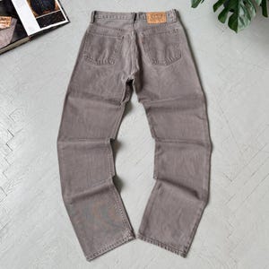 Vintage 90er Jahre Levis Orange Tab Graue Denim Boyfriend Jeans Relaxed Fit 30x32