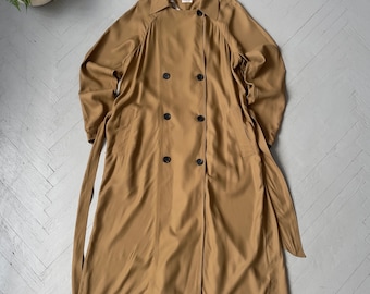 By Malene Birger Lightweight Trench Coat Beige Size 38