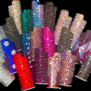 Bedazzled-aanstekeretui - glinsterende strassteentjes - aanstekeraccessoire