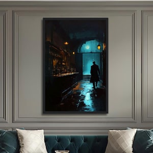 Speakeasy Prohibition Bootleg Bar Art Poster Print - 1920s Wall Decor