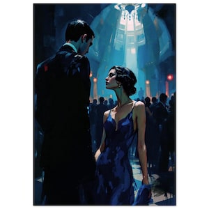 Prohibition Speakeasy Art Deco Poster Print: Vintage 1920s Framed Wall Decor