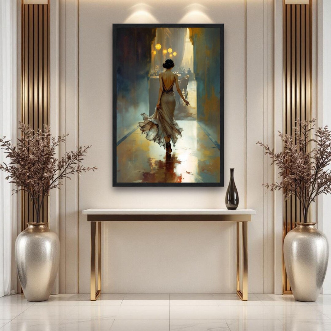 1920s Speakeasy Gatsby Flapper Art Deco Print - Prohibition Wall Decor ...