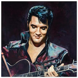 Elvis Presley 1968 Art  Print - Viva Las Vegas Poster