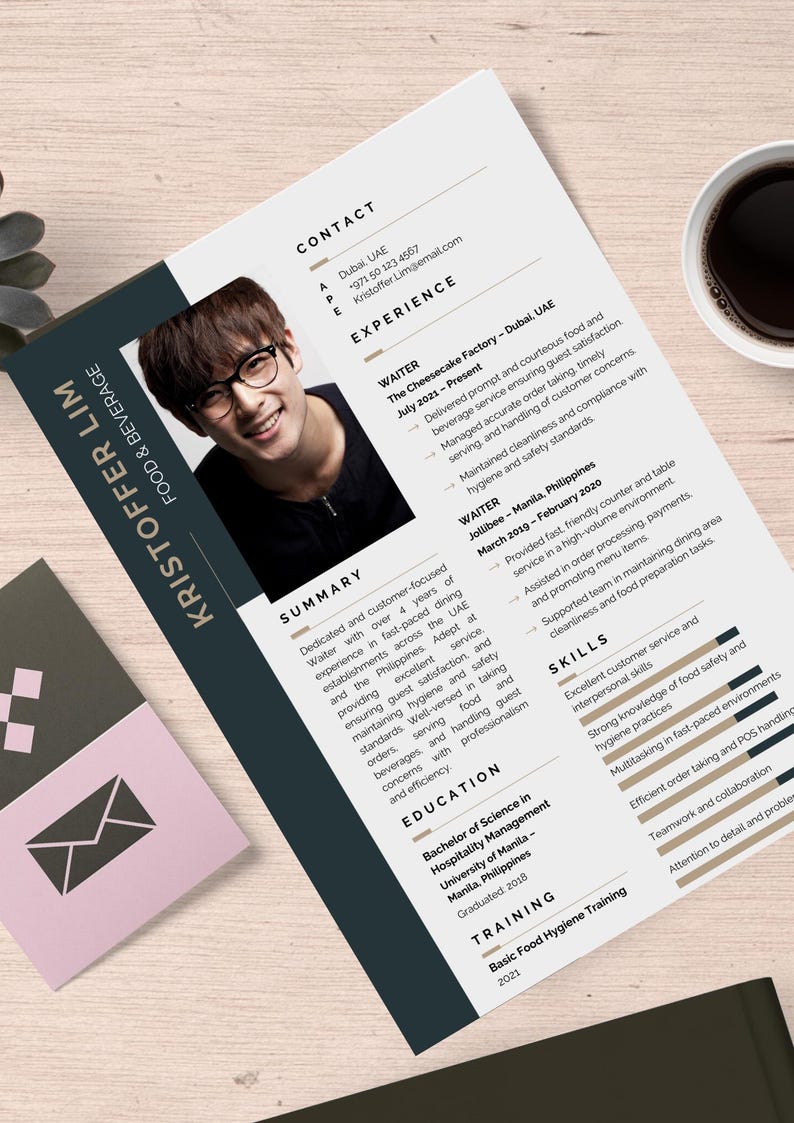 3 IN 1 Waiter Resume Templates - Il 794xN.7066151639 Kbz2