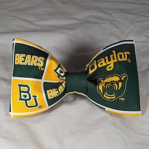 Baylor University bow pet collar accessories