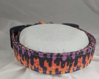 Spooky slimy Halloween  dog or cat collar