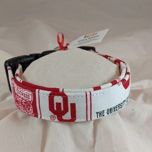 University of Oklahoma dog, cat or pet collar.