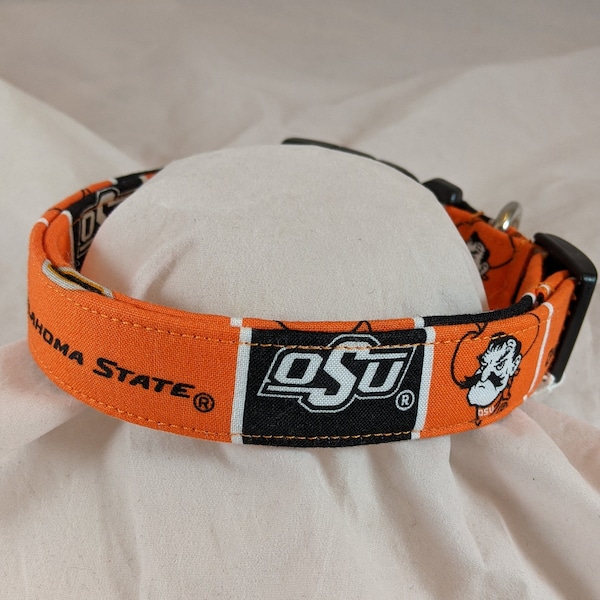 Oklahoma State University Cowboys Pistol Pete Dog Collar