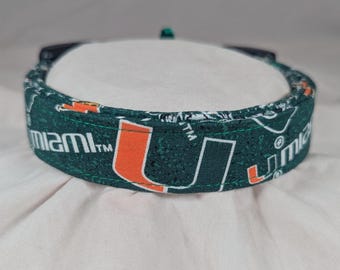 University of Miami Dog Collar