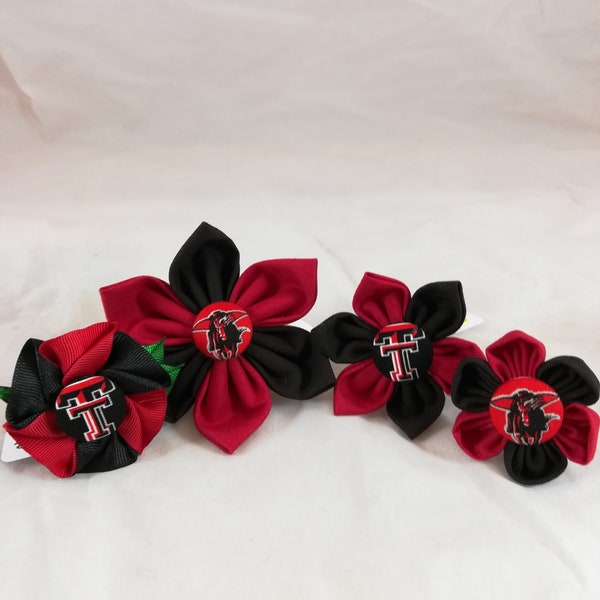 Texas Tech flower collar accessories