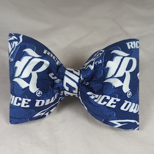 Rice University bow collar accessories