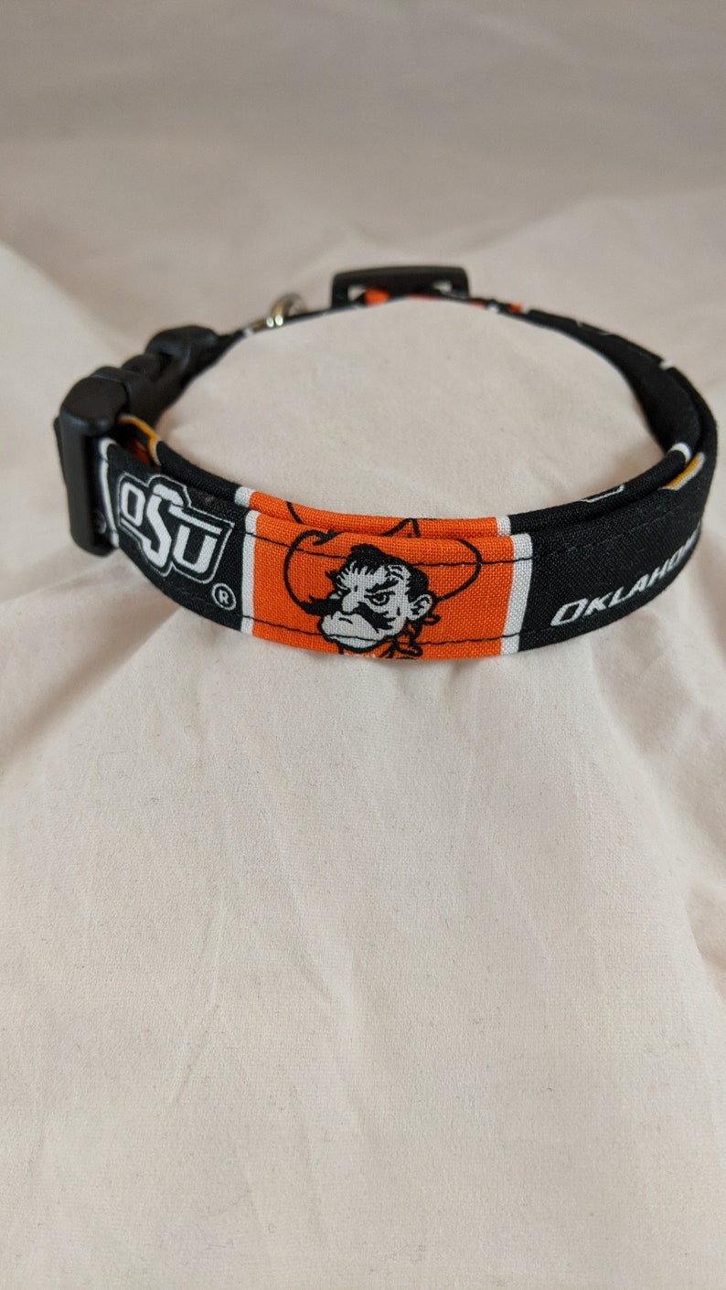 Oklahoma State University Cowboys Pistol Pete Dog Collar