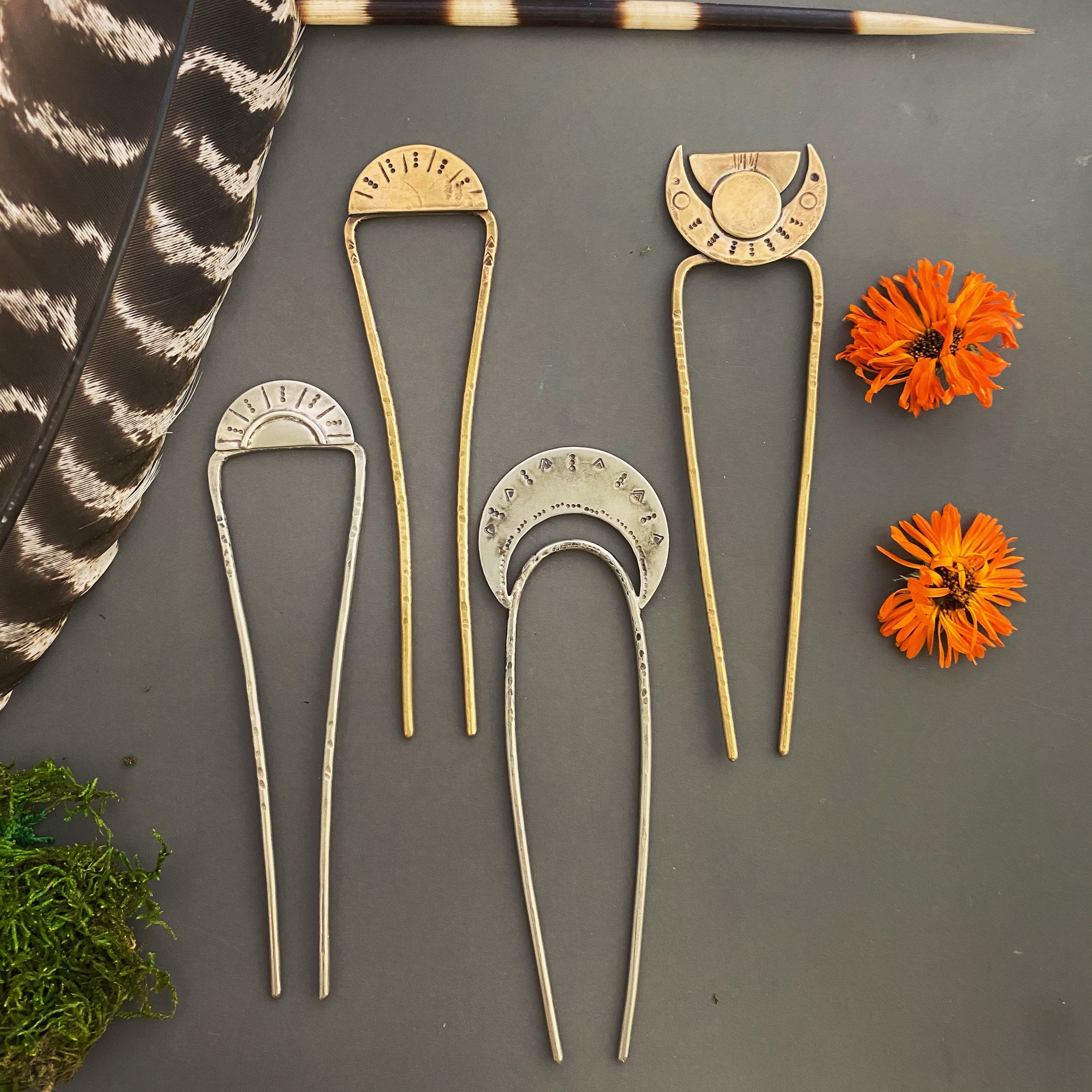 SYKIA（シキア）の「Moon Plate Hair Fork/ムーンプレートヘア