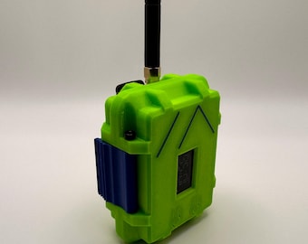 3D Printed Meshtastic Heltec V4 Case with Belt Clip – Portable Node Enclosure, Custom Colors
