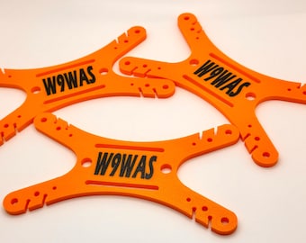 Custom Callsign Antenna Winder 3-Pack: Durable PETG Paracord Organizer