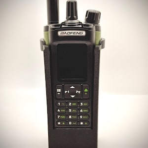 Baofeng UV-32 & DM-32 Belt Holder Case – Spring-Loaded Clip Holster –  Secure DMR Radio Carry Case
