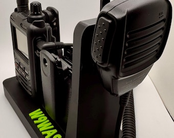 Custom Callsign Yaesu FT5D Radio Stand: 3D Printed Ham Holder