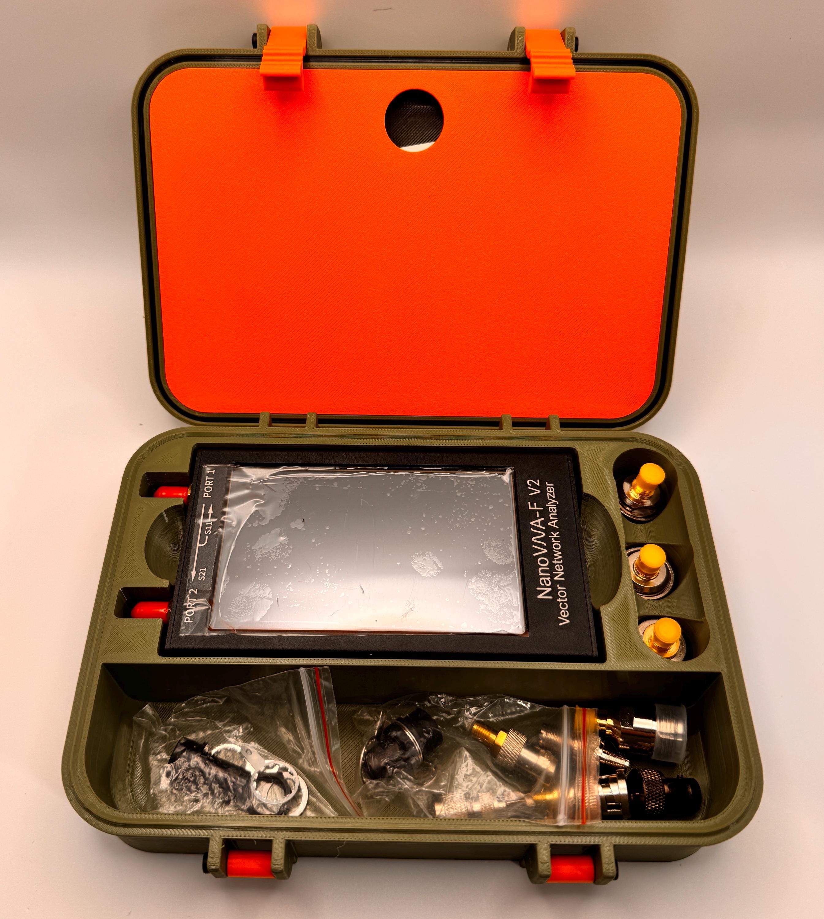 Custom Nanovna-f V2 Case – 3D Printed Ham Radio Analyzer Storage Box ...