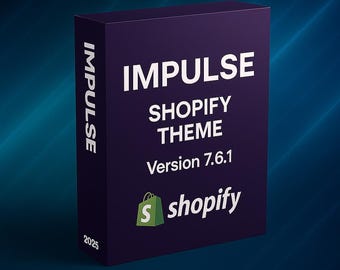 Impulse Shopify Theme v7.6.1 (2025) – Premium Responsive E-Commerce Template with Modern Design, Drag-and-Drop Sections and Mega Menu