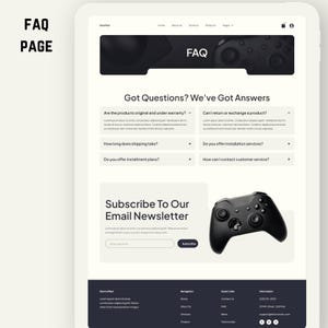 Kit de plantillas Elementor para tiendas de electrónica y comercio electrónico en WordPress, diseños para tiendas de tecnología, páginas web para tiendas de gadgets, plantillas web, diseño de sitios web imagen 7