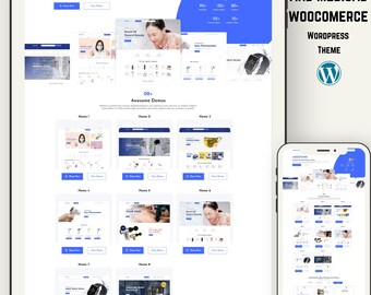 Medical & Pharmacy WooCommerce WordPress Theme | Responsive Healthcare, Clinic And Online Store Template for Doctors And Hospitals