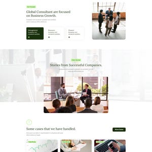WordPress Elementor-mallpaket för företagsrådgivning | Webbdesign för företag, finans och byråer | Responsivt och redigerbart bild 3