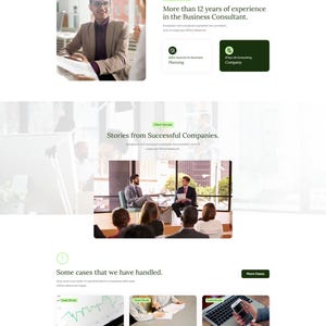 WordPress Elementor-mallpaket för företagsrådgivning | Webbdesign för företag, finans och byråer | Responsivt och redigerbart bild 6