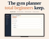 Beginner Gym Planner Digital Download, First 90 Days Workout Tracker, Gym Anxiety Checklist, Machine Guide for Women Starting Fitness