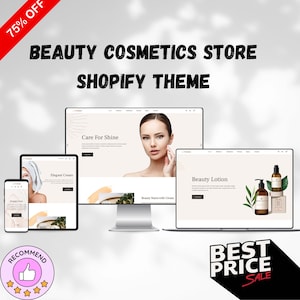 Shopify Cosmetics Store Theme - Template best for your store