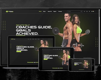 Premium Shopify Theme – Gym, Supplements, Fitness Clothing & Health Store Shopify Template | Licensed Shopify Website Theme