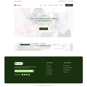 WordPress Elementor-mallpaket för företagsrådgivning | Webbdesign för företag, finans och byråer | Responsivt och redigerbart bild 10