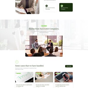 WordPress Elementor-mallpaket för företagsrådgivning | Webbdesign för företag, finans och byråer | Responsivt och redigerbart bild 8