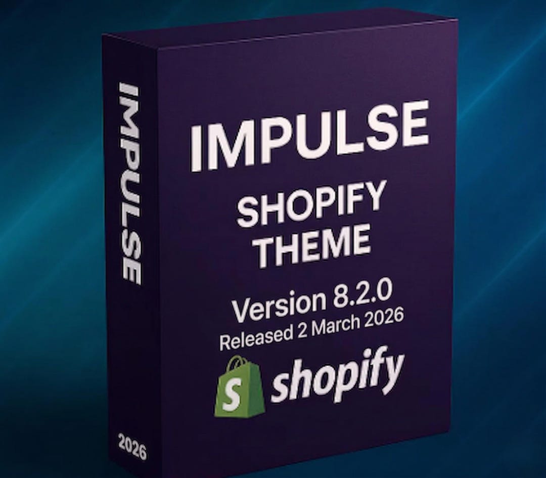 Impulse Shopify Theme V8.2.0 (2026) – Premium Responsive E-commerce ...