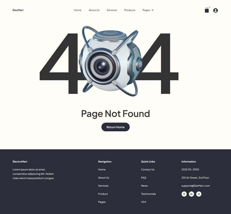 Kit de plantillas Elementor para tiendas de electrónica y comercio electrónico en WordPress, diseños para tiendas de tecnología, páginas web para tiendas de gadgets, plantillas web, diseño de sitios web imagen 9