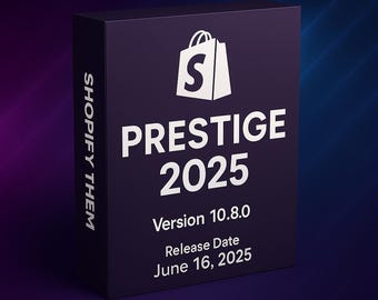 Tema Prestige Shopify v10.8.0 – 2025 Plantilla premium responsiva de Shopify 2.0 para tiendas de moda y boutiques de lujo