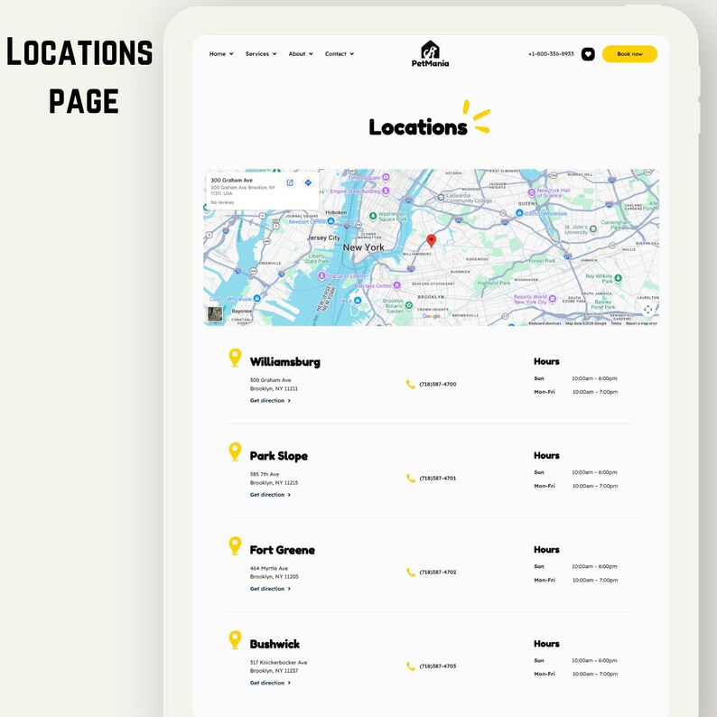 WordPress-tema för djuraffär, WooCommerce-mall för djuraffär, Elementor Pro-webbdesign för djurvård, webbplatsmall för hundtrimning och veterinärklinik bild 10