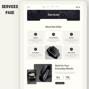 Kit de plantillas Elementor para tiendas de electrónica y comercio electrónico en WordPress, diseños para tiendas de tecnología, páginas web para tiendas de gadgets, plantillas web, diseño de sitios web imagen 6