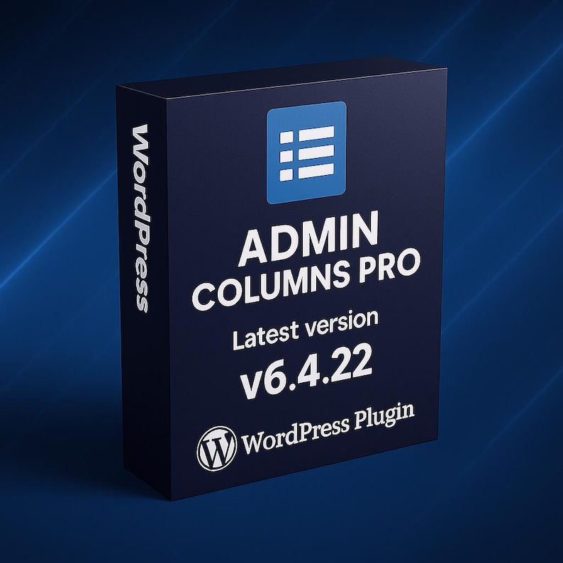 Admin Columns Pro V6.4.22 – Premium Wordpress Plugin for Custom Admin ...