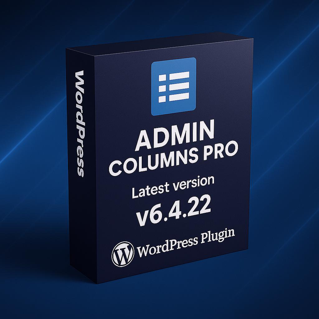 Admin Columns Pro V6.4.22 – Premium Wordpress Plugin for Custom Admin ...