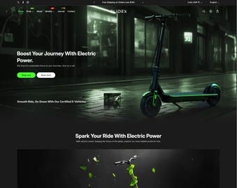 Tema premium de Shopify para un solo producto / Página de destino de alta conversión / Diseño minimalista y limpio para tienda de un solo producto