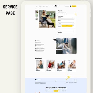 WordPress-tema för djuraffär, WooCommerce-mall för djuraffär, Elementor Pro-webbdesign för djurvård, webbplatsmall för hundtrimning och veterinärklinik bild 8