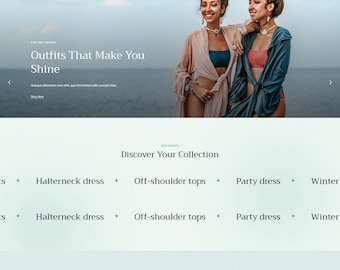 Tema moderno y adaptable para Shopify 2.0 / Diseño para tiendas de moda, ropa, cosméticos, joyería, cuidado de la piel, boutiques, belleza y estilo de vida.