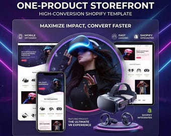 Tema de Shopify Single One Products, plantillas web rápidas y responsivas para tiendas de electrónica y tecnología, diseño profesional de maquetación personalizada para tiendas de gadgets y comercio electrónico.