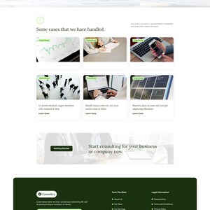 WordPress Elementor-mallpaket för företagsrådgivning | Webbdesign för företag, finans och byråer | Responsivt och redigerbart bild 4