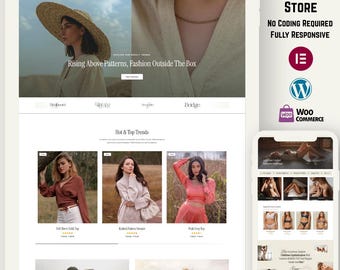 Fashion WooCommerce WordPress Theme for Boutique, Luxury Clothing, Streetwear, Women’s Fashion, and Online Apparel Stores
