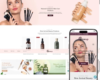 Beauty And Skincare Shopify Theme – Clean Responsive Design for Cosmetics, Organic Skin Care, Makeup, Spa, Hair, Wellness & eCommerce Stores